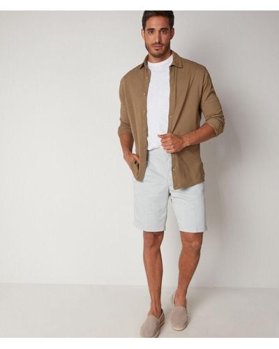 Falconeri Cotton Chino Shorts - White