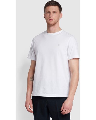 Farah Eddie Short Sleeve T-shirt - White