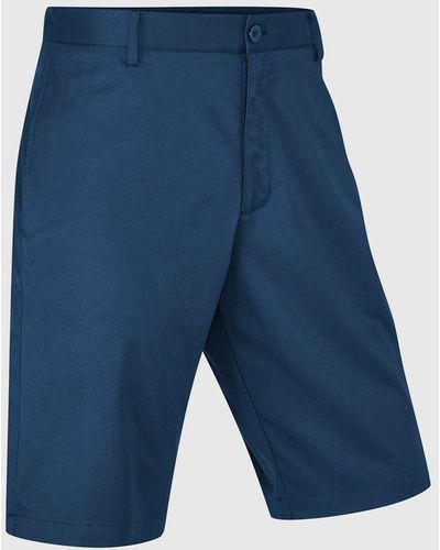Farah Jester Performance Piped Golf Shorts - Blue