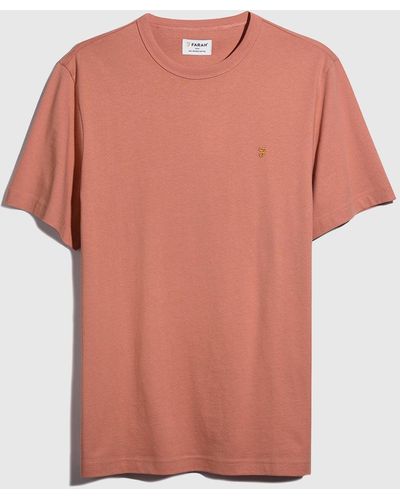Farah Danny Short Sleeve T-shirt - Orange