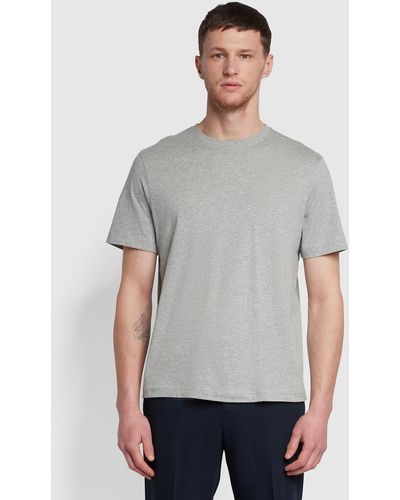 Farah Eddie Short Sleeve T-shirt - Grey