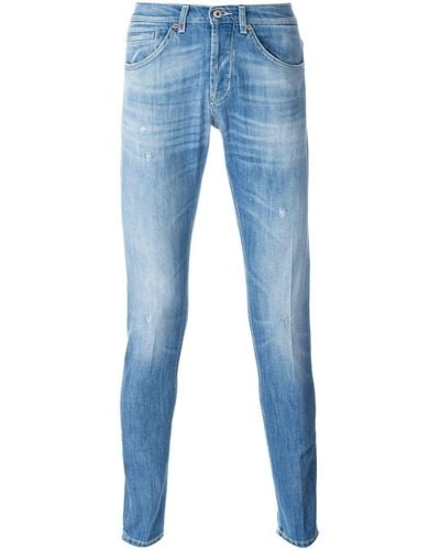 Dondup 'george' Slim-fit Jeans - Blauw