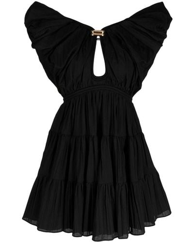 Acler Conara Cut-out Minidress - Black
