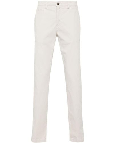 Briglia 1949 Slim-fit cotton trousers - Weiß