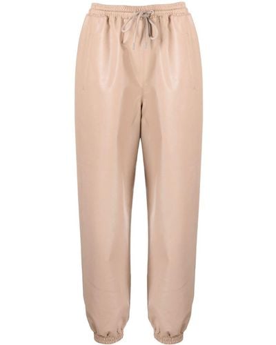 Stella McCartney Kira Faux Leather Pants - Natural