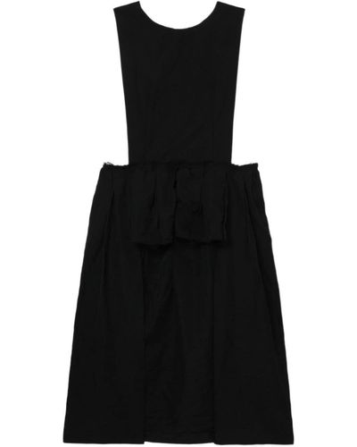 COMME DES GARÇON BLACK Cut-out Midi Dress - Black