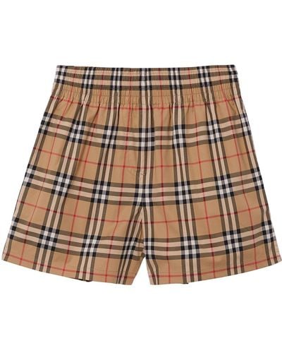 Burberry Shorts mit Vintage-Check - Mehrfarbig