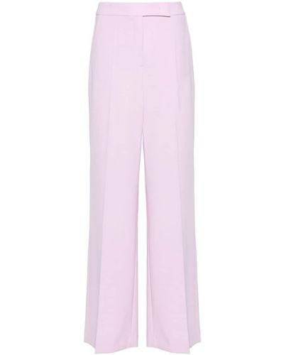 Luisa Cerano Wide-leg Tailored Trousers - Pink
