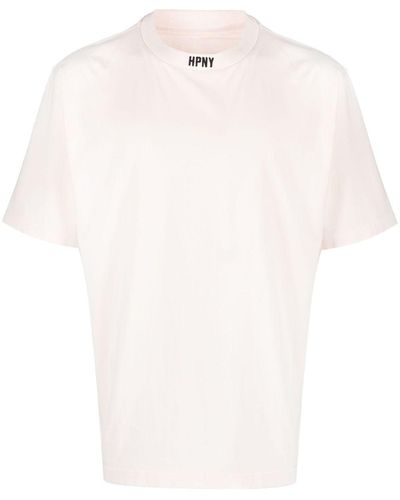 Heron Preston Hpny Logo-embroidered T-shirt - White