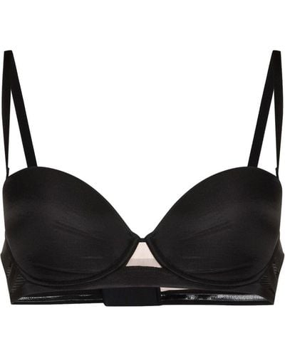 Agent Provocateur Lucky Cut-out Padded Bra - Black