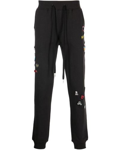 Haculla Decorative-pin Detail Track Trousers - Black