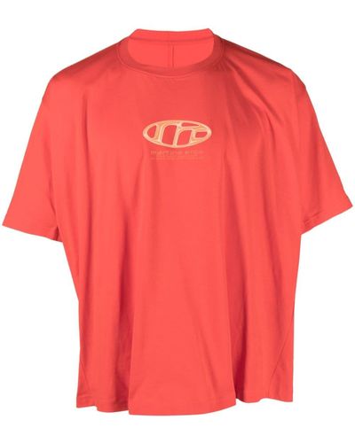 Martine Rose T-Shirt mit Logo-Print - Rot