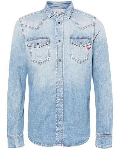 DIESEL Shirts - Blue