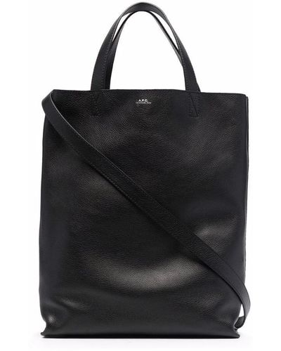 A.P.C. Cabas Maiko Small Tote in Black | Lyst