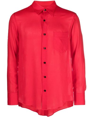 Ernest W. Baker Camisa de manga larga - Rojo