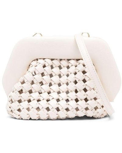 THEMOIRÈ Tasche Perforated-design Crossbody Bag - White