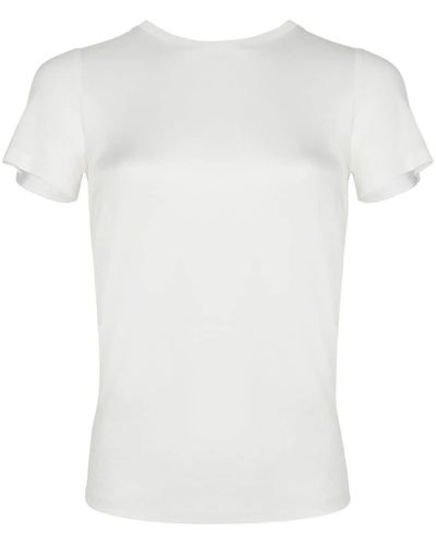 RTA Camiseta con cuello redondo - Blanco