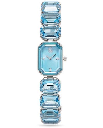 Swarovski Octagon Cut Quartz Watch - Blue