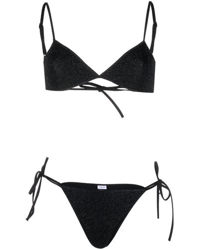 Balenciaga Bikini Met Striksluiting - Zwart