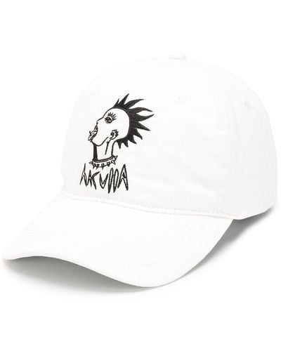 Haculla Gorra de béisbol con logo bordado - Blanco