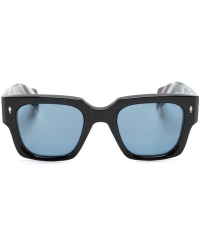 Jacques Marie Mage Enzo Square-frame Sunglasses - Blue