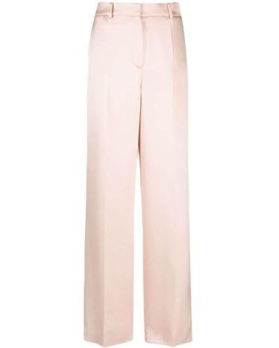 Magda Butrym Wide-leg Silk Pants - Pink