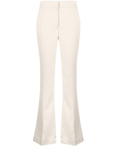 Genny Iconic High-waist Flared Pants - White