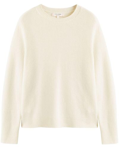 Chinti & Parker The Crew Cashmere Sweater - Natural
