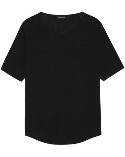 Anine Bing Shay Tシャツ - ブラック