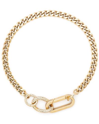 Swarovski Mixed-link Pavé Dextera Bracelet - Metallic