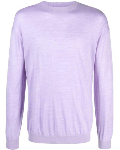 Nanushka Merino Crew-neck T-shirt - Purple