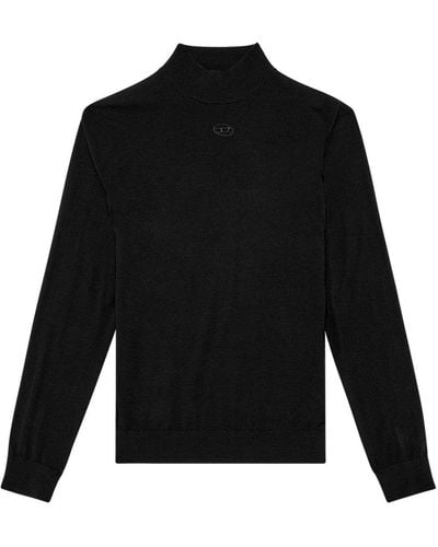 DIESEL K-gil ロゴ セーター - ブラック