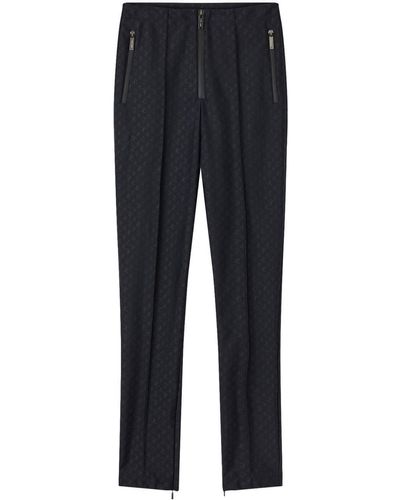 Jimmy Choo Monogram-print Ski Pants - Blue