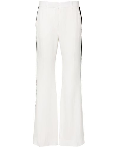 Nina Ricci Mid-rise Bootcut Trousers - White