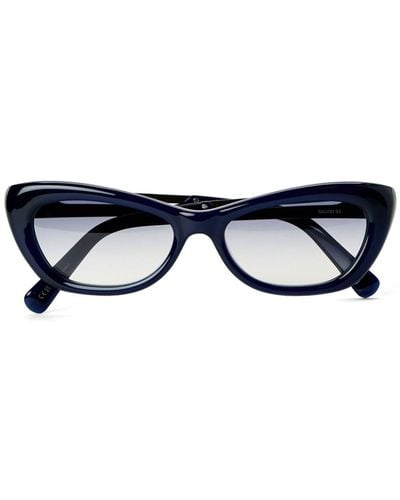 Christopher Esber Dillon Meteor Cat-eye Frame Sunglasses - Blue