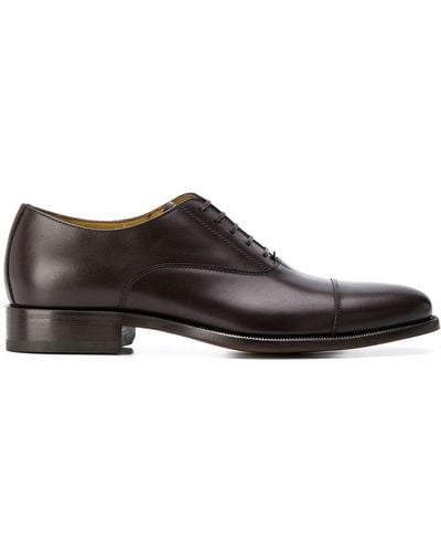 SCAROSSO Giove Marrone Oxford Shoes - Brown