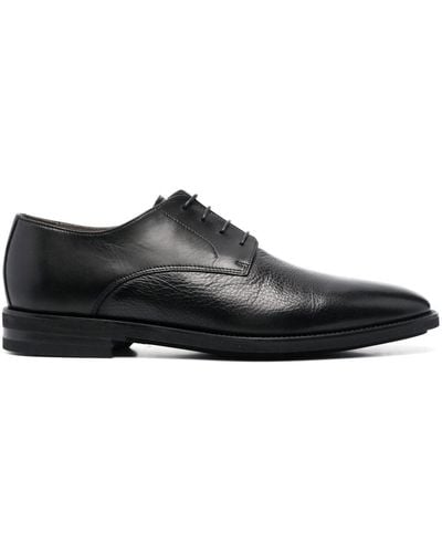 Baldinini Leather Derby Shoes - Black