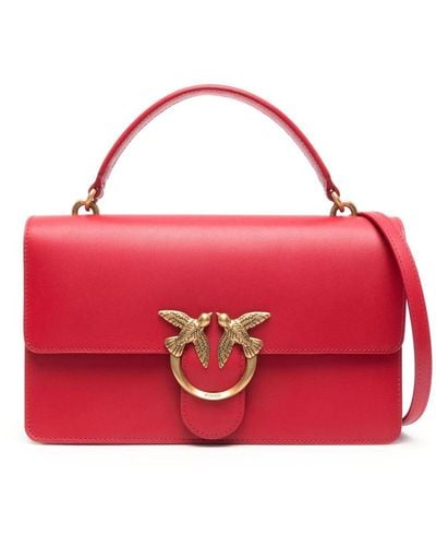 Pinko Love One Classic Tote Bag - Red