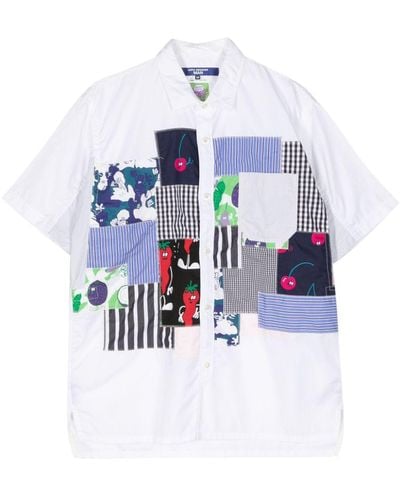 Junya Watanabe X Lousy Livin patchwork shirt - Bianco