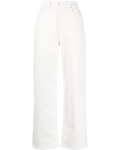 Mother High Waist Jeans - Wit