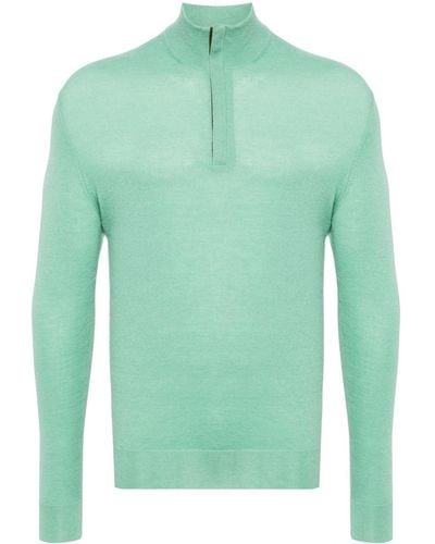 N.Peal Cashmere Regent Fc Cashmere Sweatshirt - Green