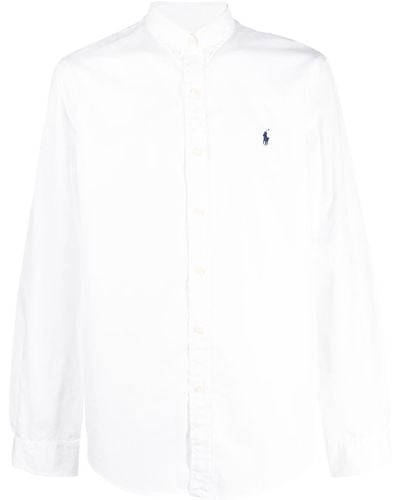 Polo Ralph Lauren ロゴパッチ シャツ - ホワイト