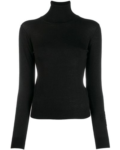 Barrie Turtleneck Cashmere Pullover - Black
