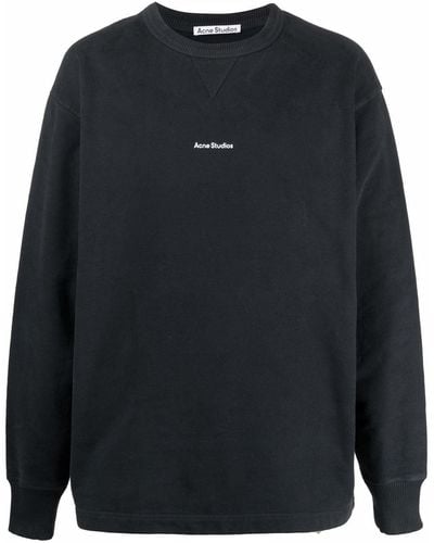 Acne Studios Sweater Met Logoprint - Blauw