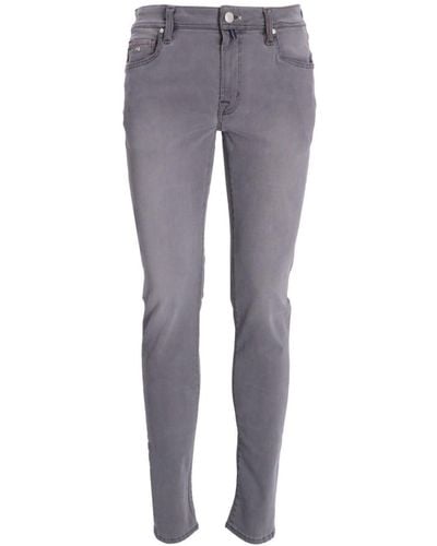 Sartoria Tramarossa Mid-rise Slim-fit Jeans - Gray