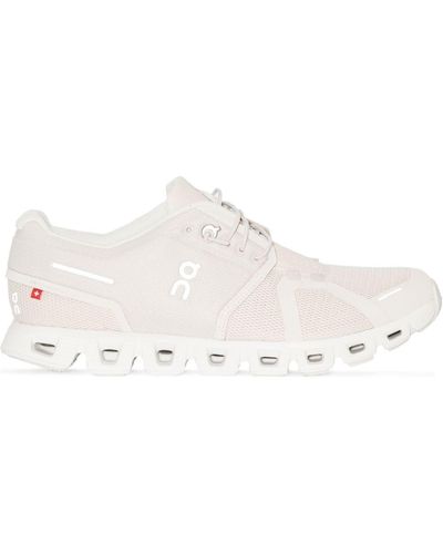 On Shoes Zapatillas bajas con logo en relieve - Blanco