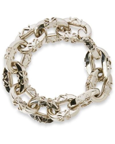 Off-White c/o Virgil Abloh Arrow-plaque Chain Bracelet - Metallic