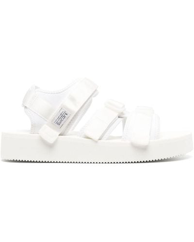 Suicoke Kisee-vpo Logo-detail Sandals - White