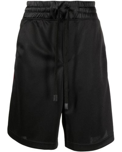 Versace Shorts mit Logo-Prägung - Schwarz