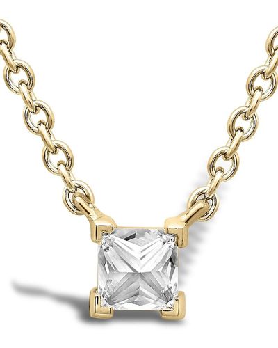 Pragnell Collana con pendente RockChic in oro bianco 18kt con diamante - Metallizzato